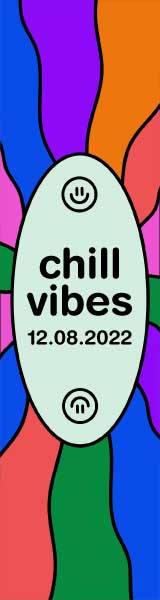 Colorful Chill Vibes Event Poster Template