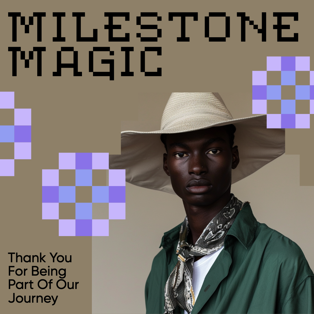 Milestone Magic Chic Celebratory Instagram Post