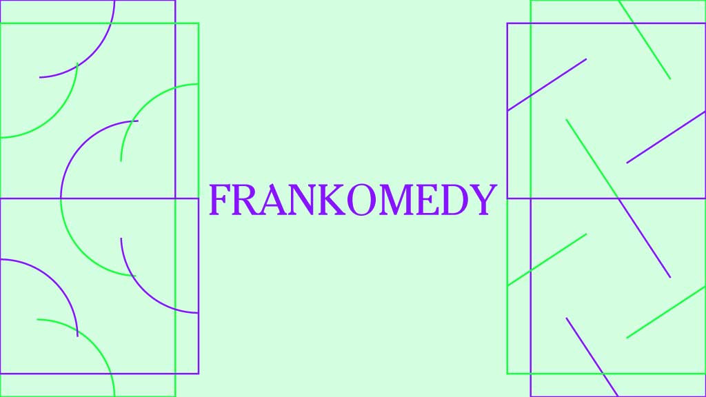 Template Sleek Mint Green Comedy Event Poster