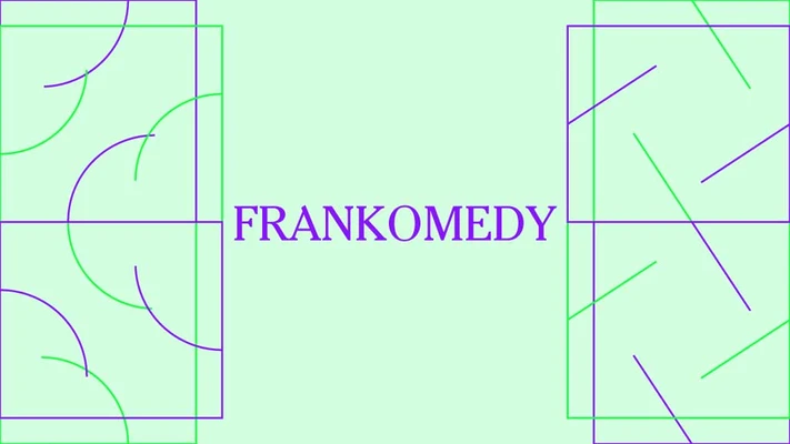 Template Sleek Mint Green Comedy Event Poster