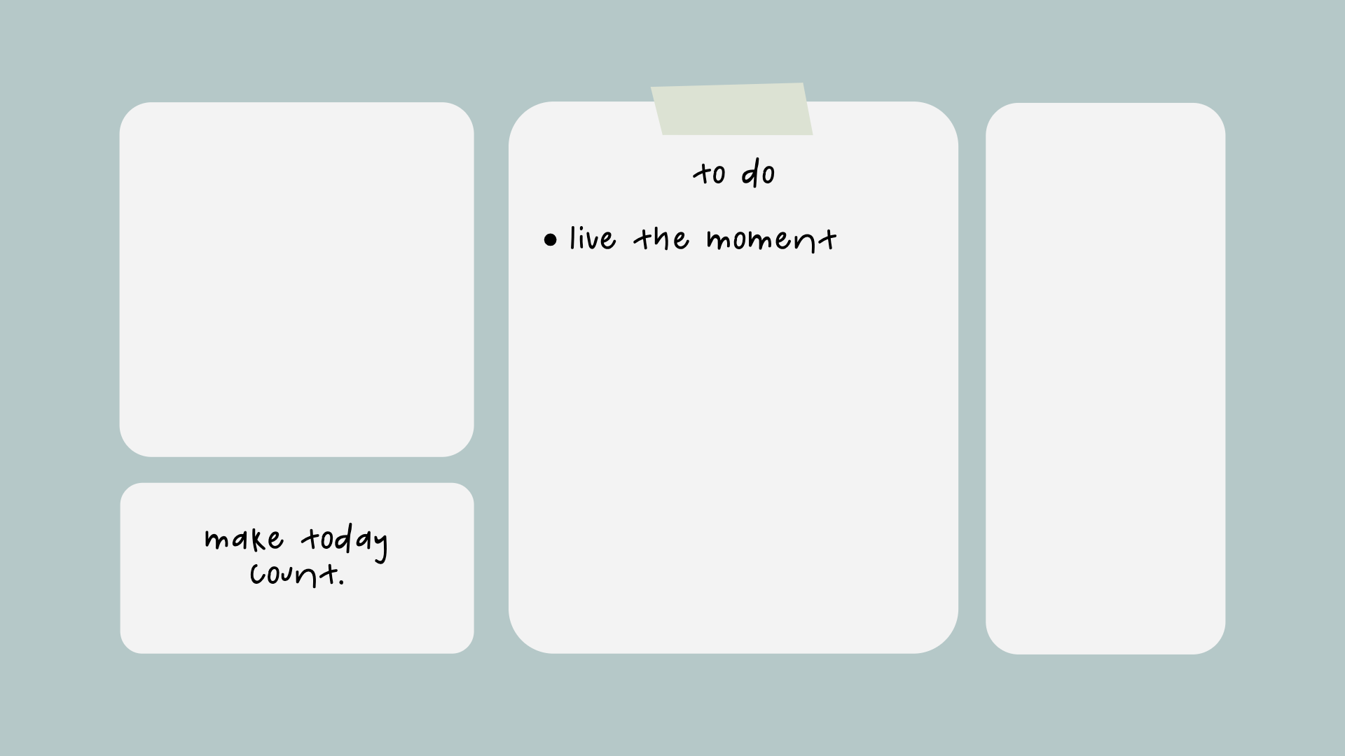 Minimalist Sky Blue Sticky Note Template