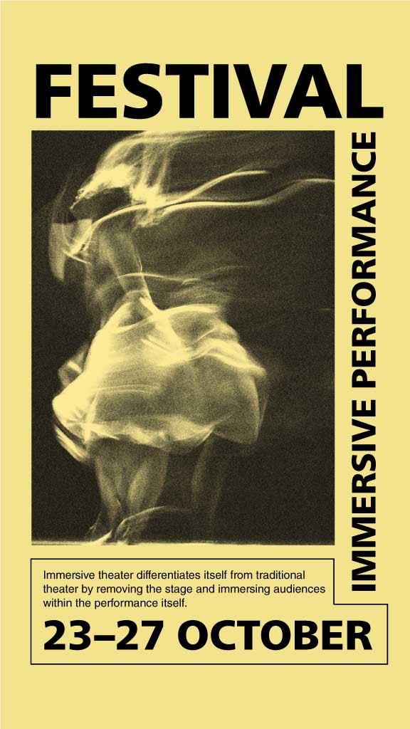 Template Enthralling Olive Theater Festival Poster Design