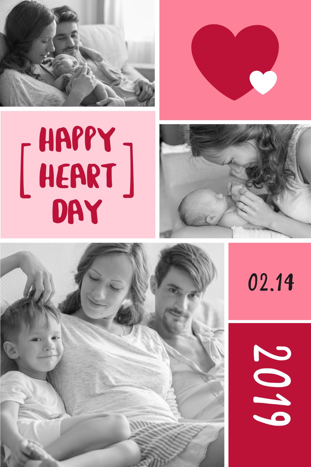 Celebrate Love with Family Valentine's Day Poster