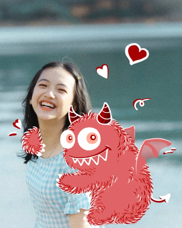 Red Monster Hugs Social Media Post