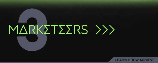 Template Sleek Black Green Marketers Ad Template