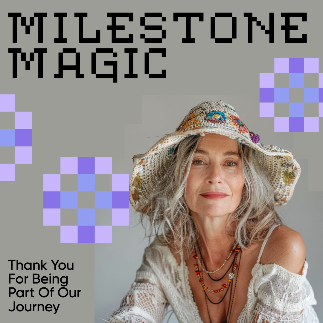 Milestone Magic Gratitude Instagram Post Template