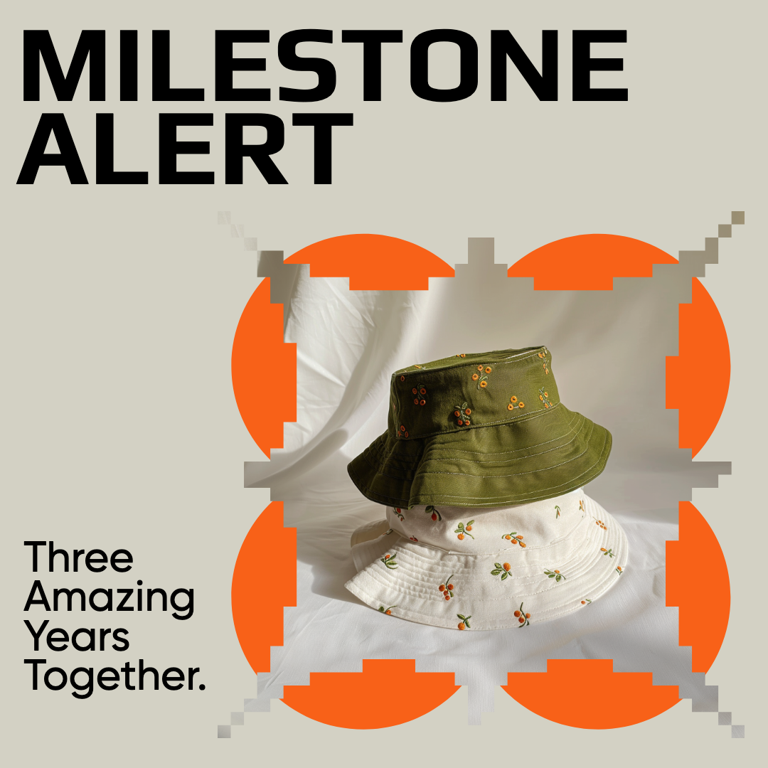 Celebrate Major Milestones Instagram-Square Post in Orange and Green