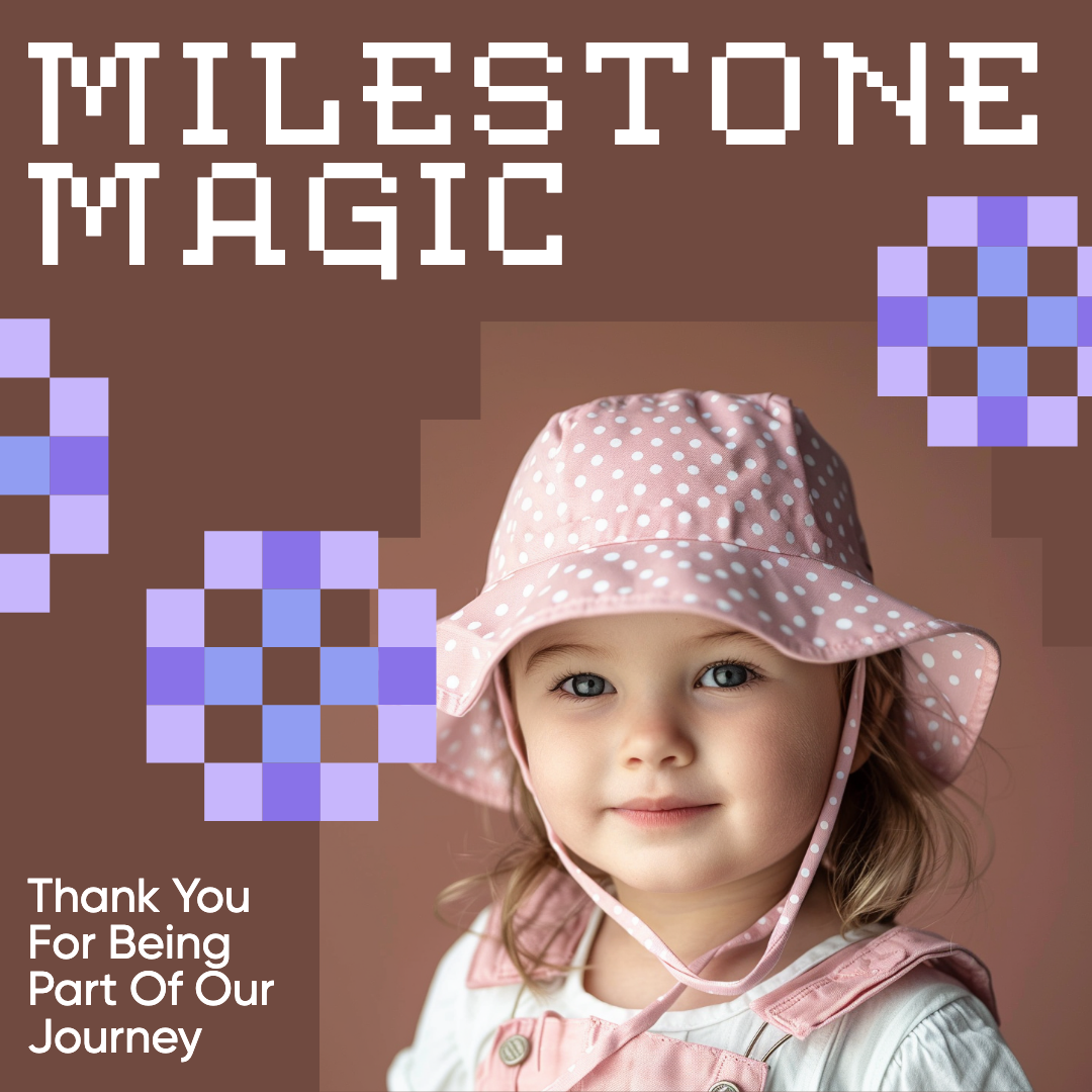 Celebrating Milestones Magic Instagram Post in Mauve