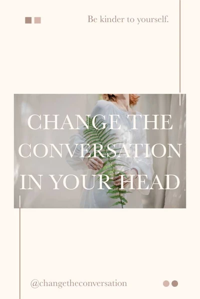 Template Cream Inspirational Self-Care Social Post