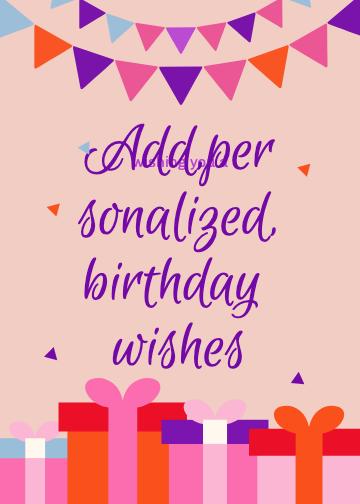 Colorful Birthday Celebration Poster Template