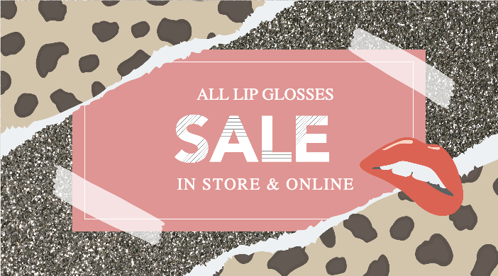 Chic Pink and Glitter Sale Poster Design