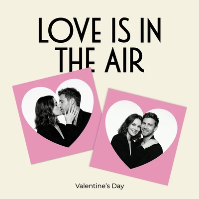 Template Romantic Pink Instagram Square Post Template