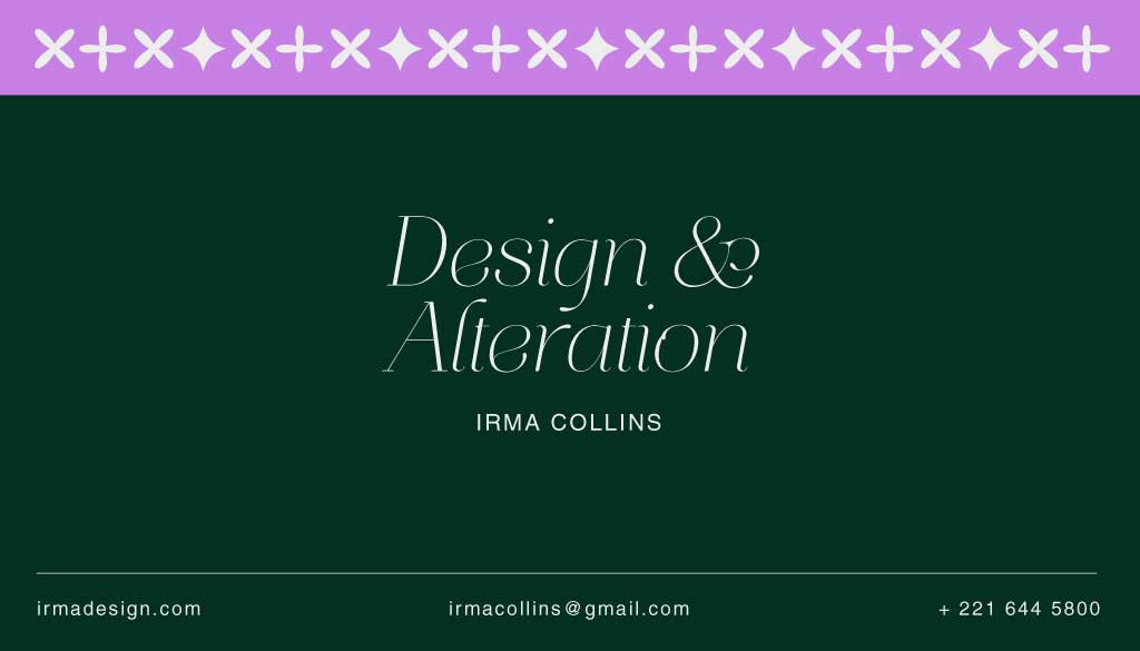 Template Elegant Green Business Card Design Template