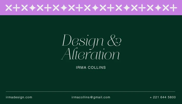 Template Elegant Green Business Card Design Template