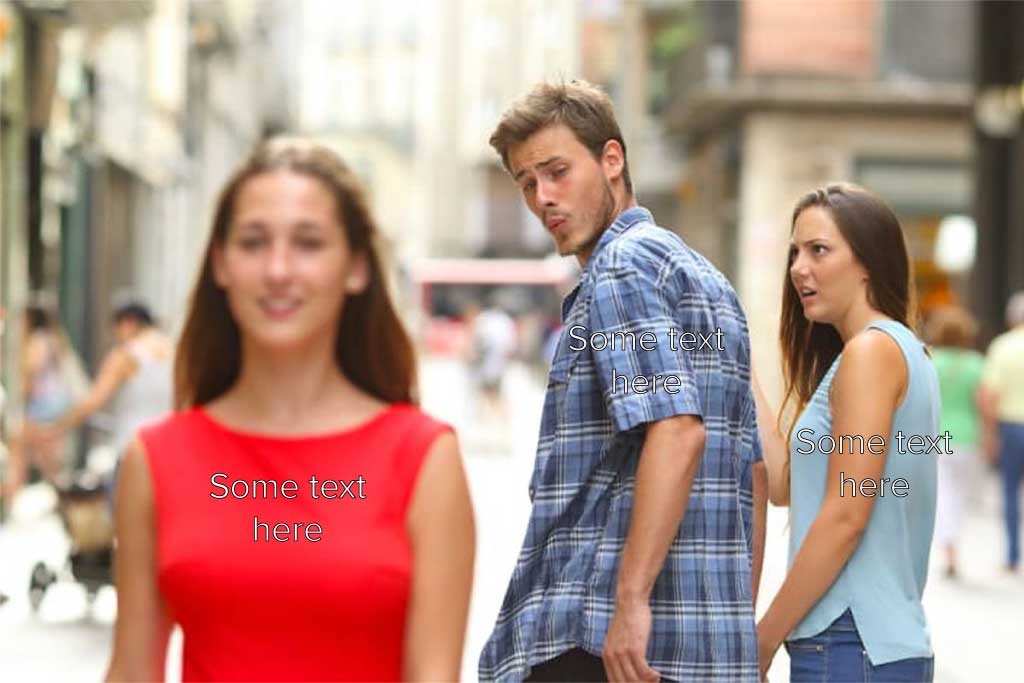 Eye-Catching Urban Distracted Boyfriend Meme Post