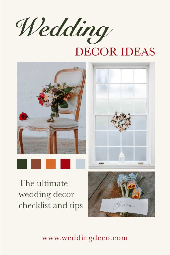 Template Elegant White Wedding Poster Design Ideas