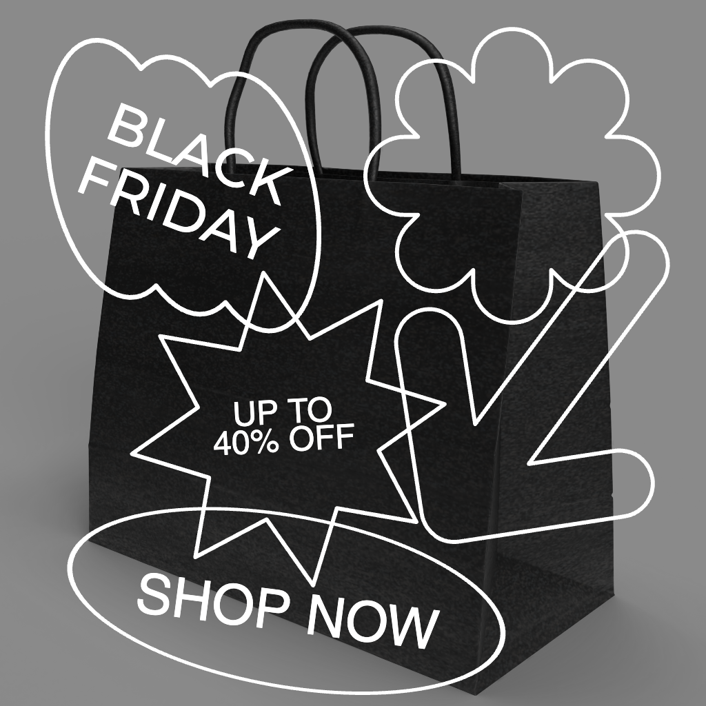 Black Friday Sale Instagram Square Post with Bold Contrast