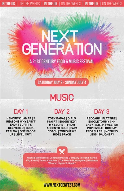 Template Colorful Music Festival Poster Design Template