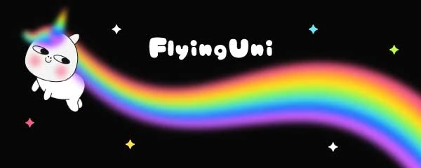 Template Colorful Rainbow Unicorn Social Media Post