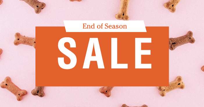 End of Season Sale Ad Orange Highlight