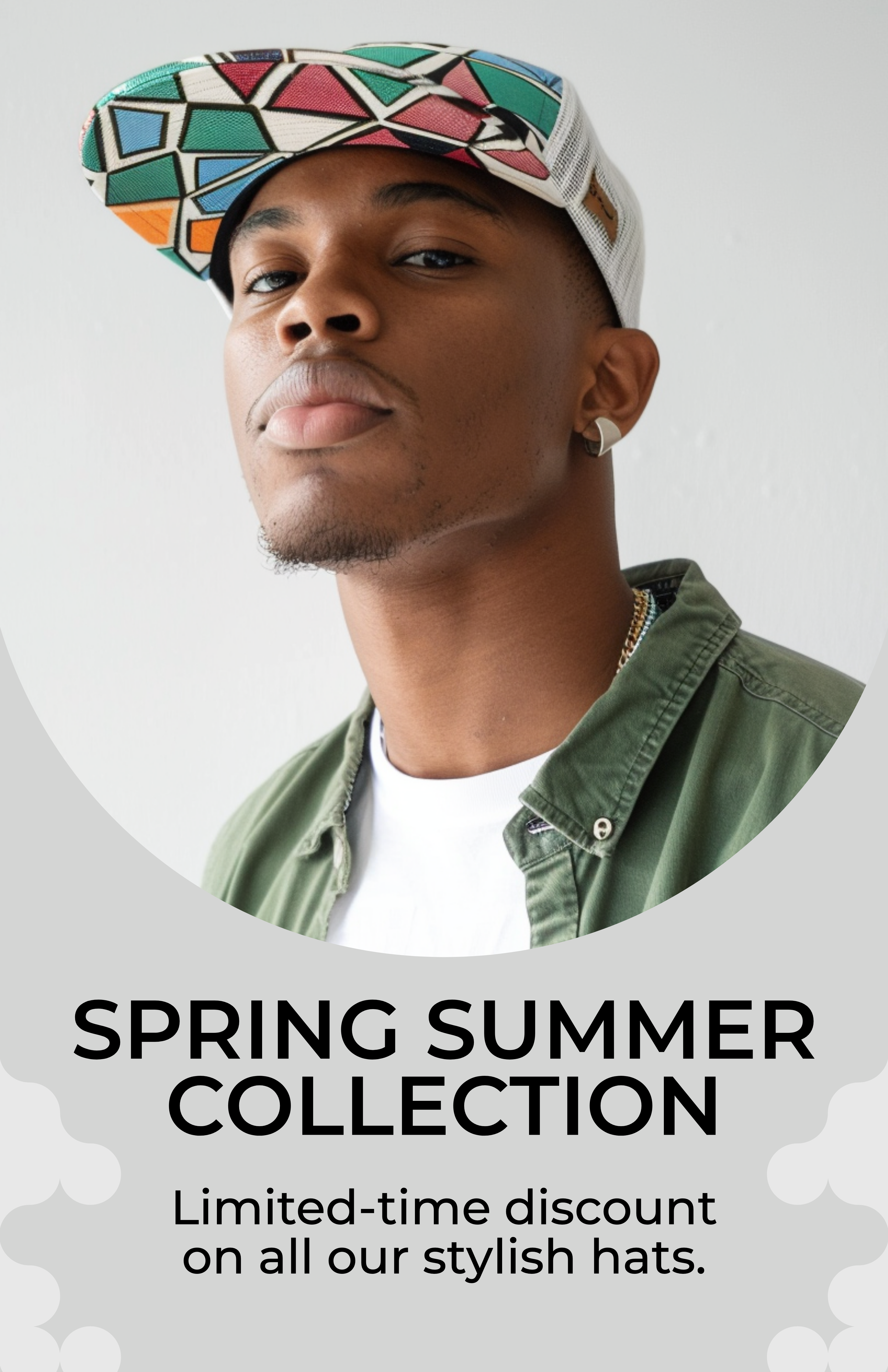 Template Colorful Spring Summer Collection Poster Design