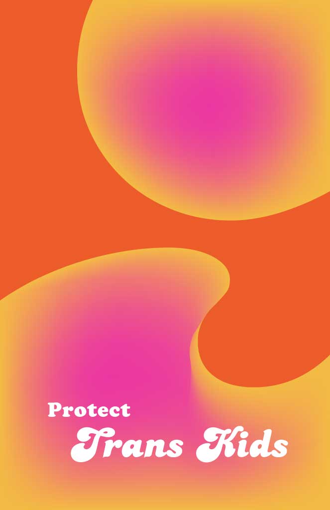 Vibrant Orange and Pink Awareness Poster