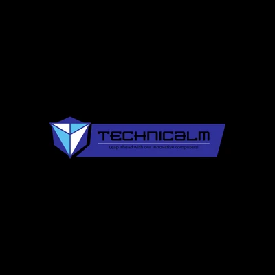 Blue Tech Brand Logo Ad Template
