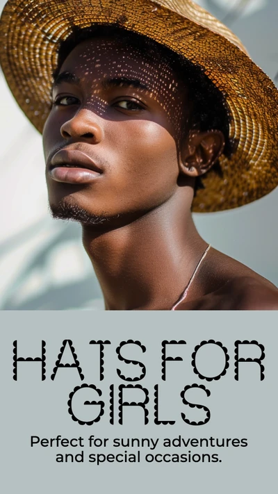Stylish Instagram Story for Sun Hat Trends