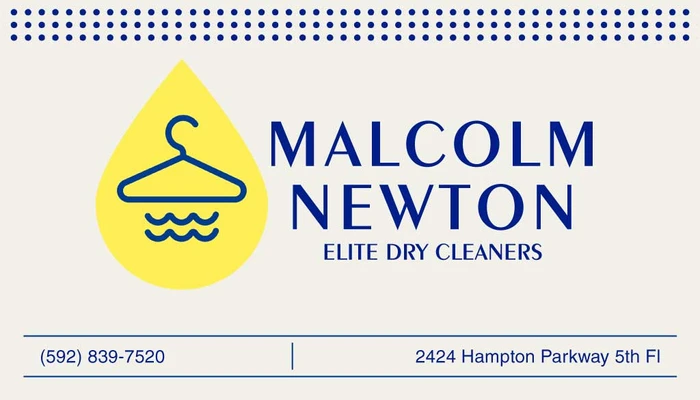 Template Sleek Navy Blue Yellow Business Card Design