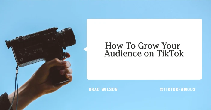 Template Boost Your TikTok Presence Sky-Blue Poster