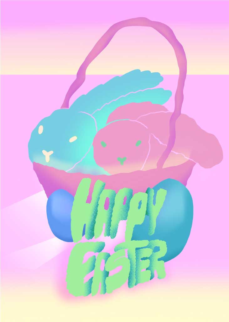 Colorful Easter Celebration Poster Design