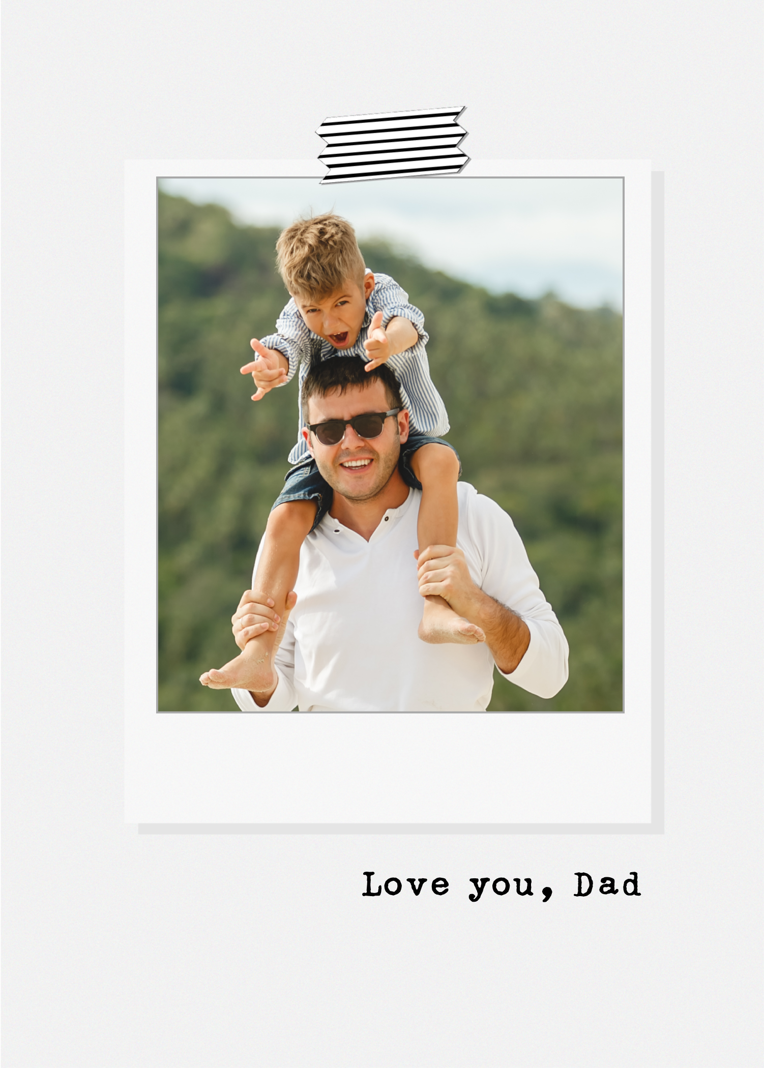 Cherish Moments White Father's Day Post