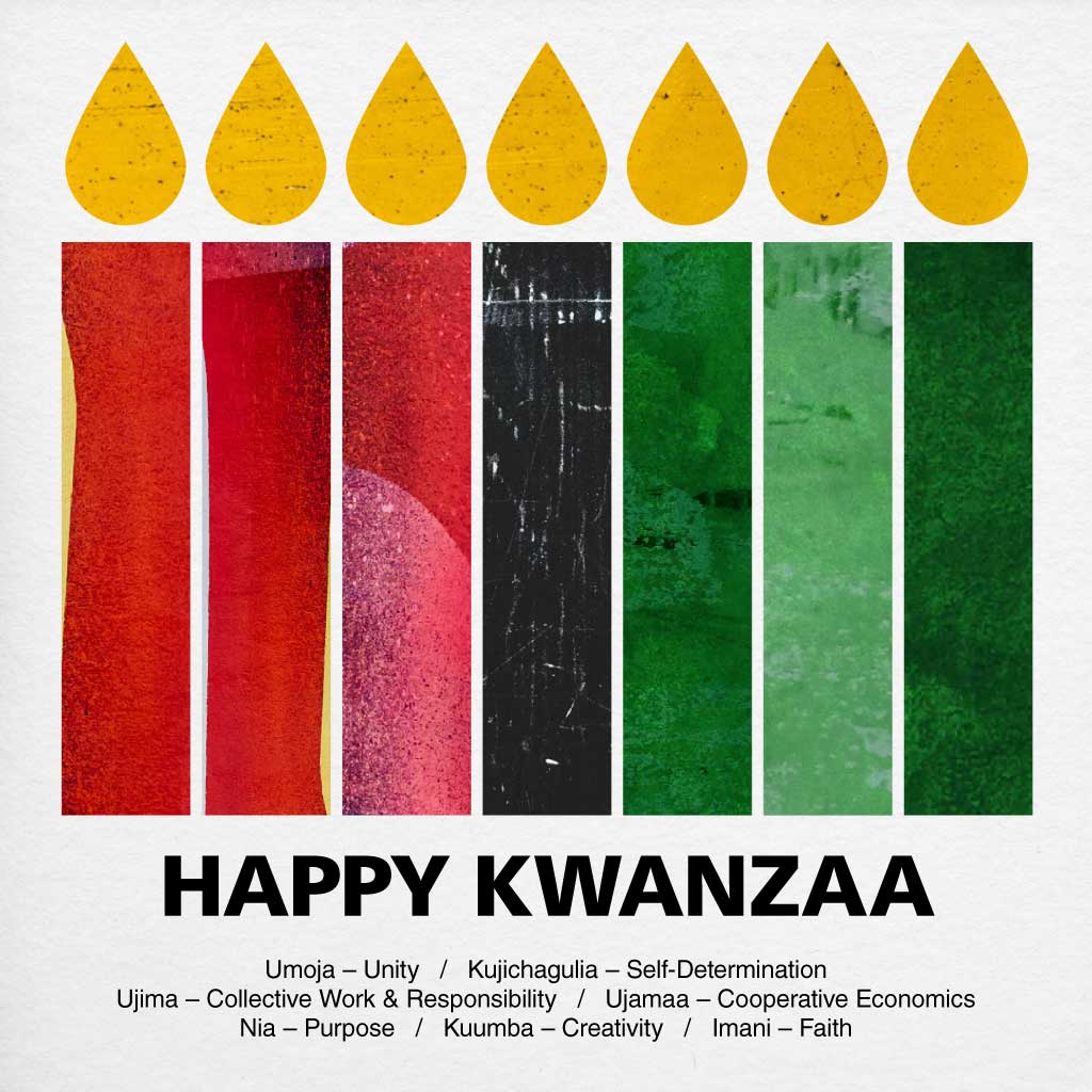 Colorful Kwanzaa Celebration Poster Design