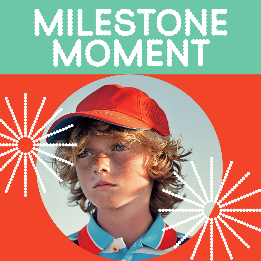 Milestone Moment Celebration Instagram Post in Orange