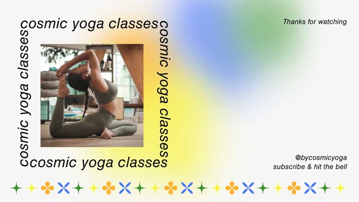 Template Soothing Green Yoga Class Post Template