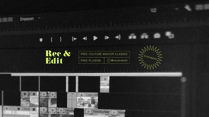 Template Sleek Video Editing Themed YouTube Ad Template