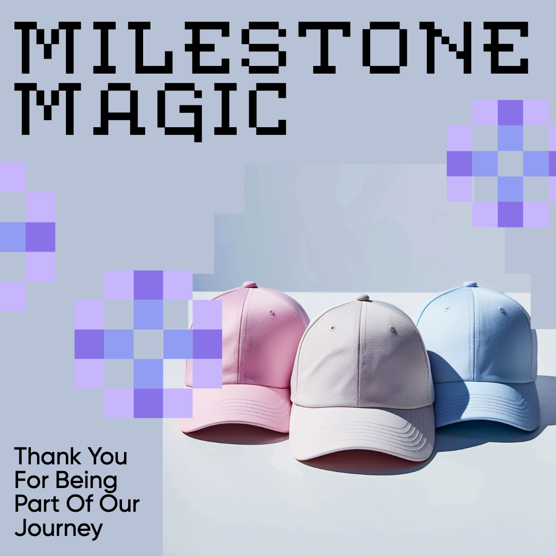 Chic Instagram Square Post for Milestone Gratitude