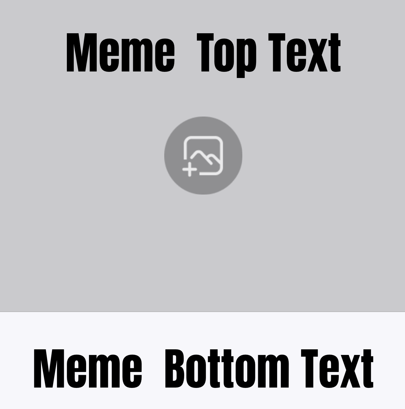 Sleek Grey Meme Post Template Design