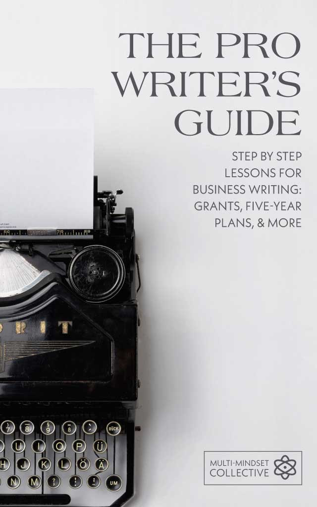Template Elegant Black and White Writer's Guide Poster