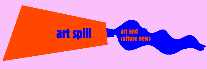 Bold Orange and Blue Art News Post