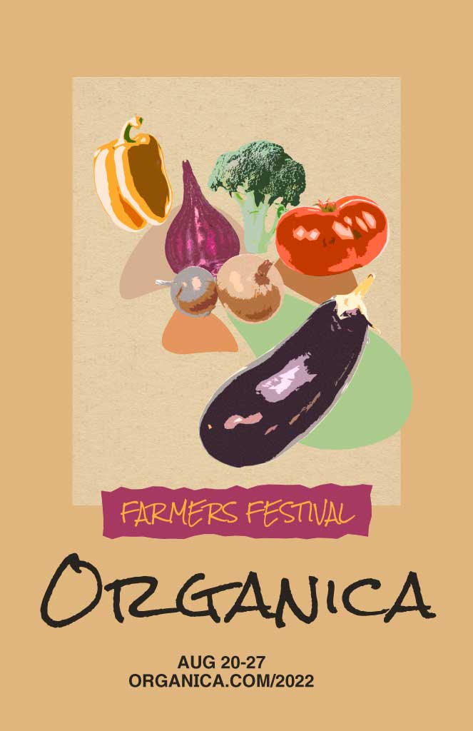 Organica Harvest Fest Poster in Earthy Tones