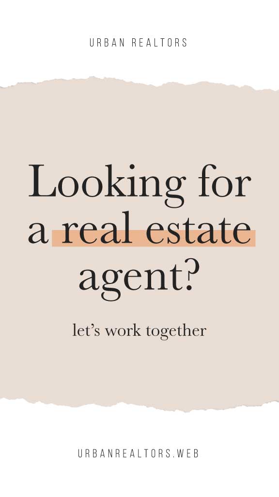 Elegant Beige Real Estate Agent Ad