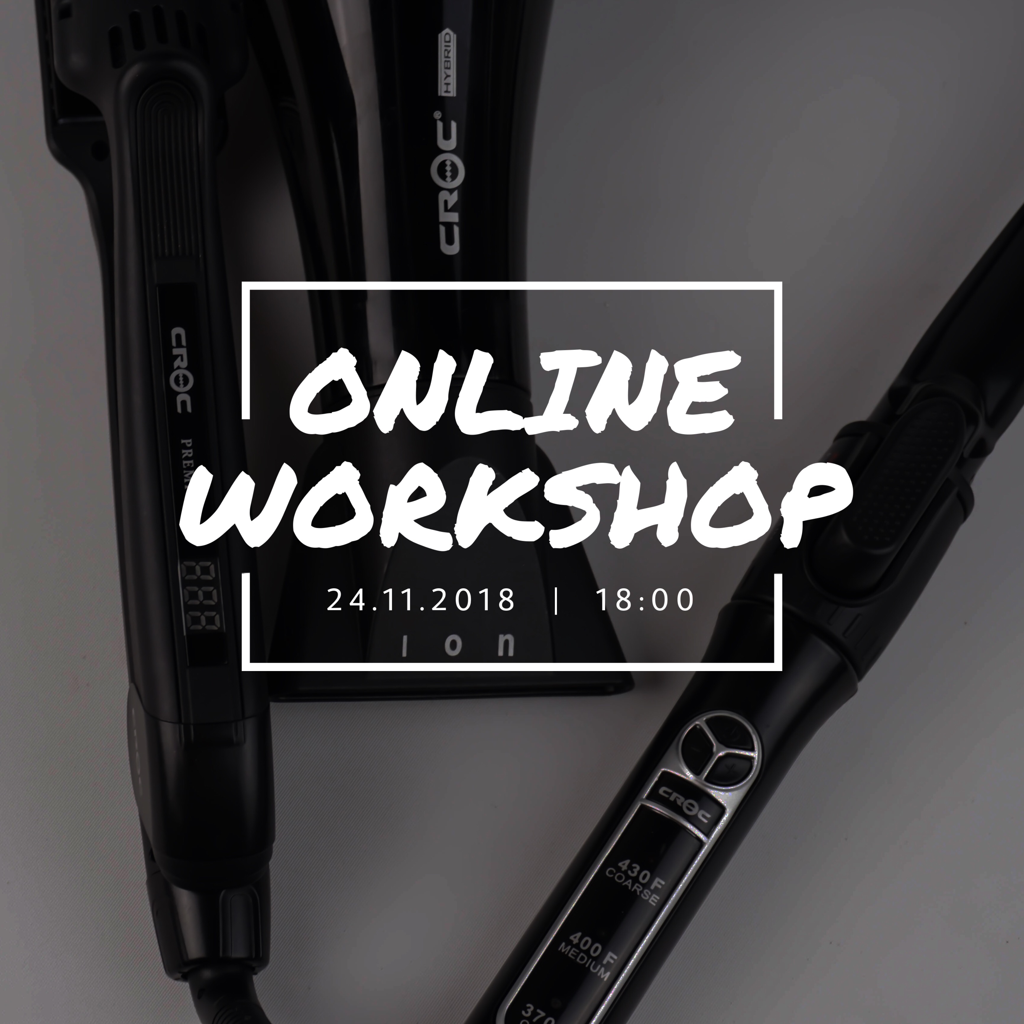 Sleek Black Online Workshop Ad Design