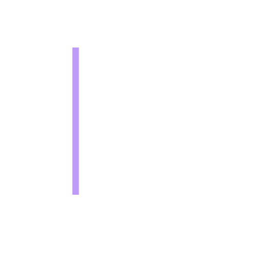 Minimalist Lavender Stripe Poster Design