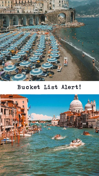 Template Sun-Soaked Beaches Travel Post in Blue