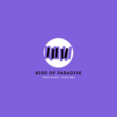 Template Music Brand Purple Post Template Design
