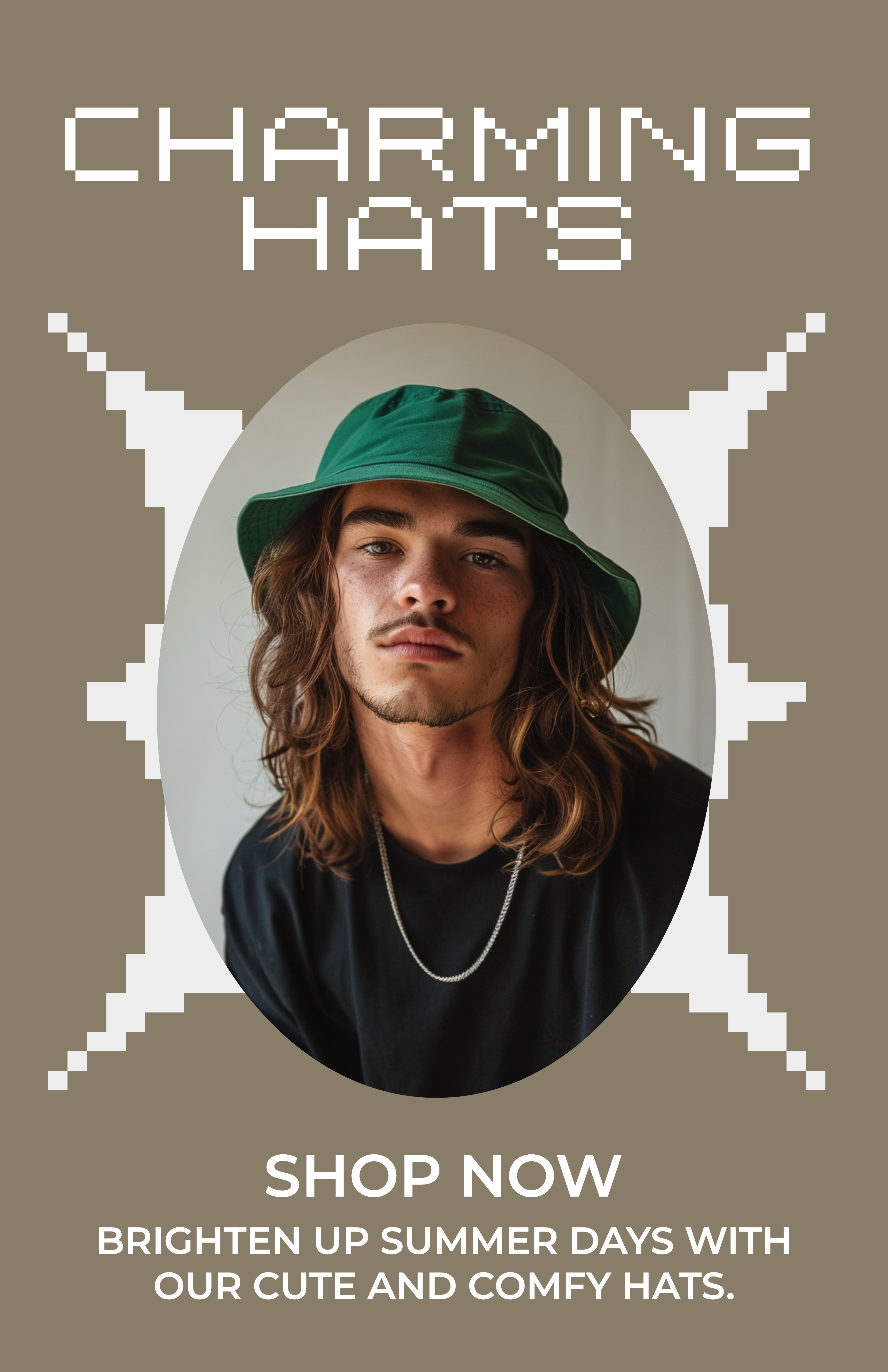 Template Charming Green Hats Instagram Story Template