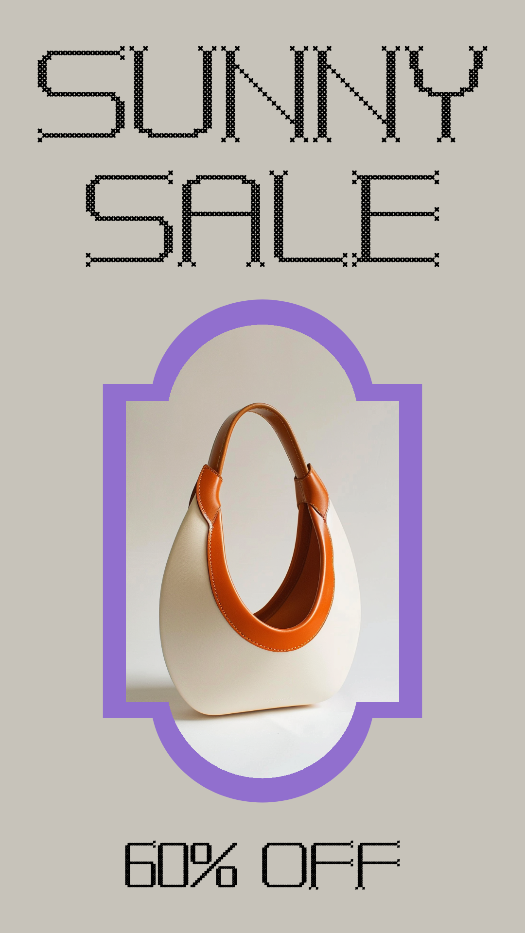 Template Modern Beige Instagram-Story Sunny Sale Design