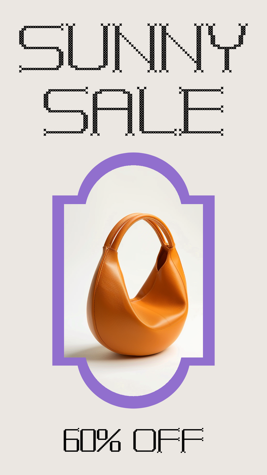 Template Sunny Beige Instagram-Story Sale Template