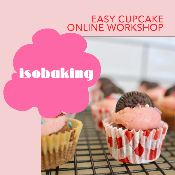 Pink Delight Cupcake Workshop Ad Template